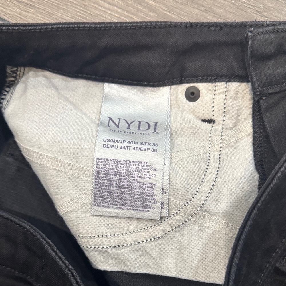NYDJ Women's Black Skinny Jeans - Picture 3 of 4